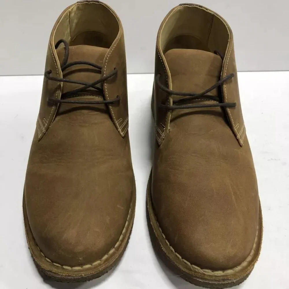 Johnston Murphy Donnelson Mens Chukka Boot Brown Leather 8.5 M